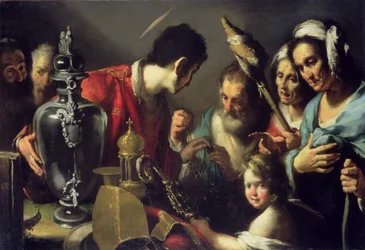 Die Wohltätigkeit des Heiligen Laurentius